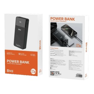 پاوربانک بیوا مدل BP019 ظرفیت 20000 میلی آمپرساعت